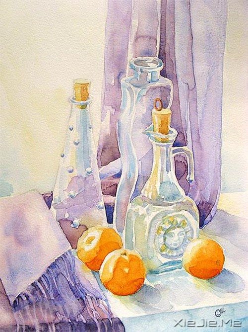 治愈系水彩画